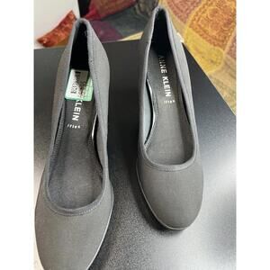 Women's Anne Klein Castana Block Heeled Pump, FLEX Technology, Black, Size 9.5 M